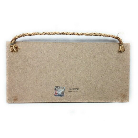 Chicago Cubs Fans Welcome Sign Others Not Allowed  Wood Plaque With Rope Handle - Picture 2 of 4